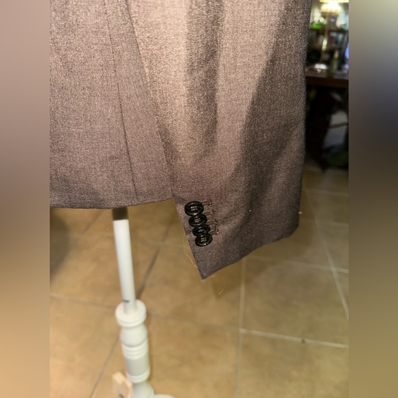 Ann Taylor Lined Blazer One Button Front Size 12 - Picture 3 of 6